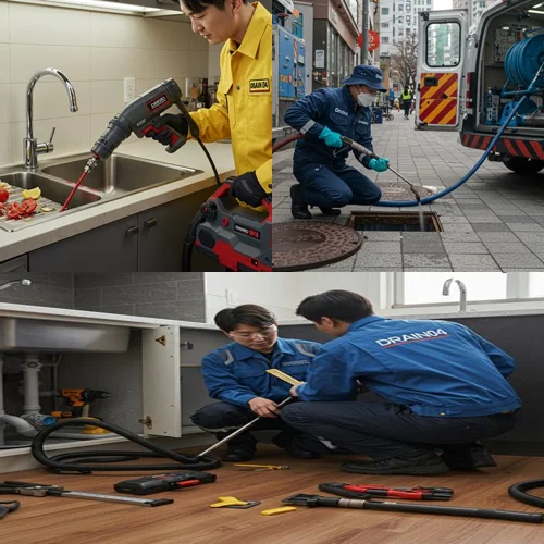 죽율동 하수구 뚫음 하수도 후련하게 뚫어 드릴게요