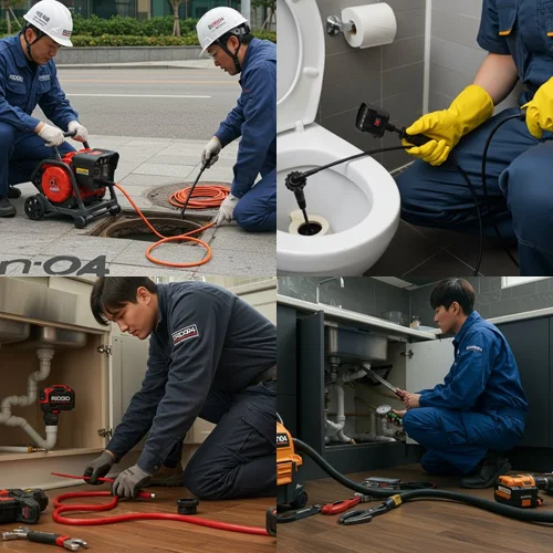 능곡동 하수구 뚫음 하수도 하수구 장인이 뚫어줘요