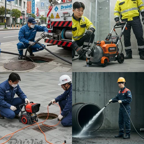 장현동 싱크대막힘 역류 하수구 해결사가 왔어요