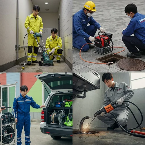 장현동 싱크대막힘 역류 하수구 해결사가 왔어요