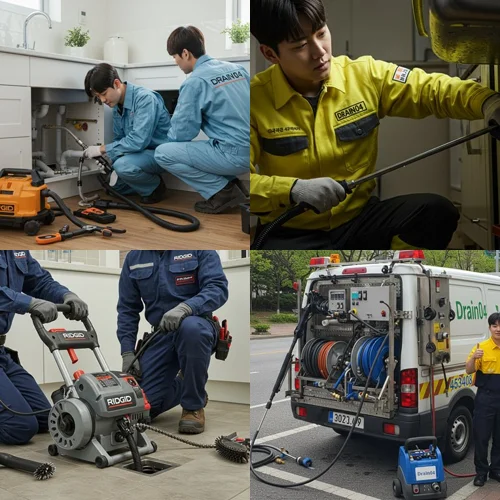 장현동 싱크대막힘 역류 하수구 해결사가 왔어요