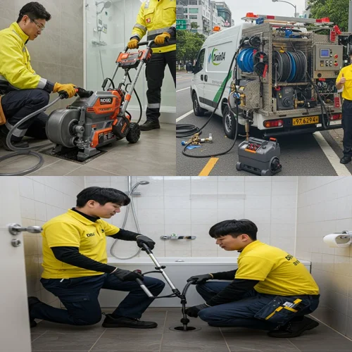 군자동 변기막힘 업체 꽉 막힌 운까지 뚫어