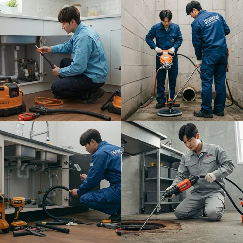 무지내동 하수구막힘 업체 시원하게 뚫어 드릴게요