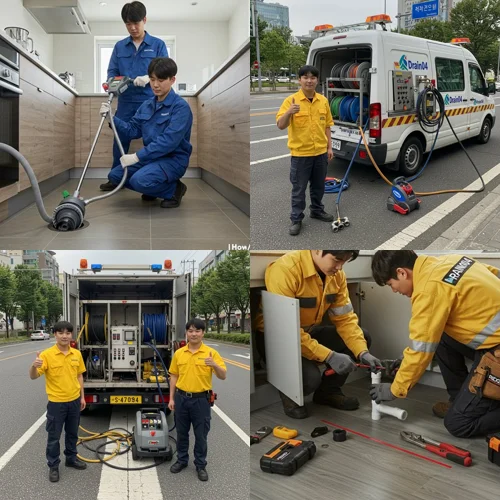 무지내동 하수구막힘 업체 시원하게 뚫어 드릴게요
