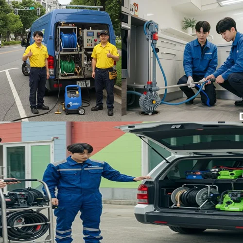 화정동 하수구 뚫음 하수도 시원한 물줄기 보장