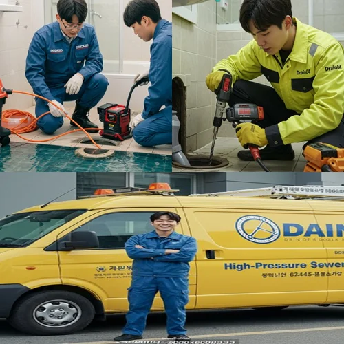 화정동 하수구 뚫음 하수도 시원한 물줄기 보장