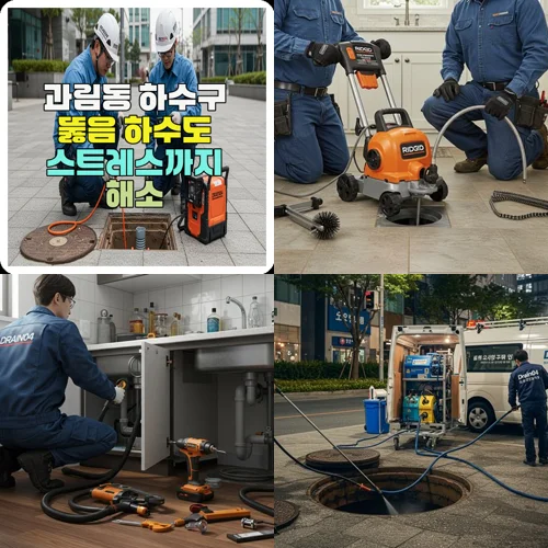 과림동 하수구 뚫음 하수도 스트레스까지 해소