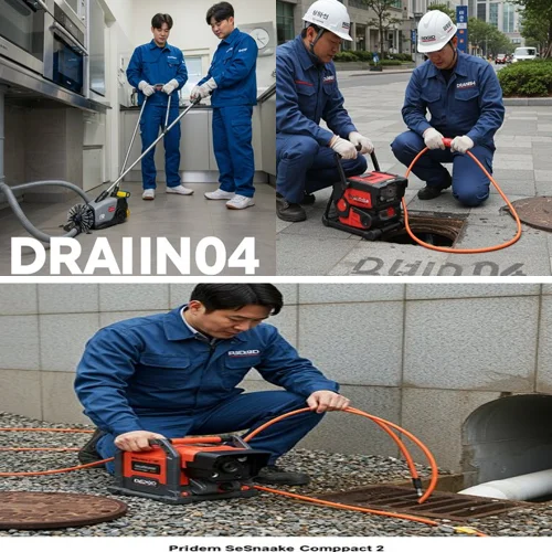 은행동 하수구 뚫음 하수도 전문가가 바로 출동