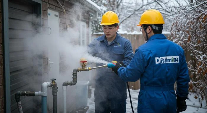 산현동 언 수도 녹임 해빙 업체 꽁꽁 언 배관 확실하게 녹여