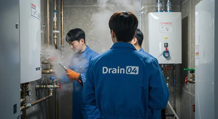 물왕동 언 수도 녹임 해빙 업체 얼어붙은 하수도 문제 해결