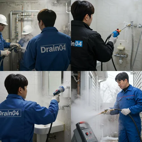 목감동 해빙 하수도 배관 업체 꽁꽁 언 하수도도 뚫어
