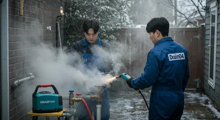 방산동 언 수도 녹임 해빙 업체 겨울철 하수구 막힘 해결