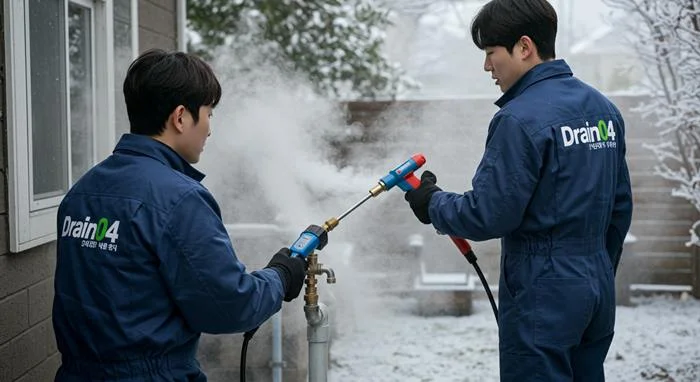 시흥 언 수도 녹임 해빙 업체 해빙과 통수 한 번에 해결