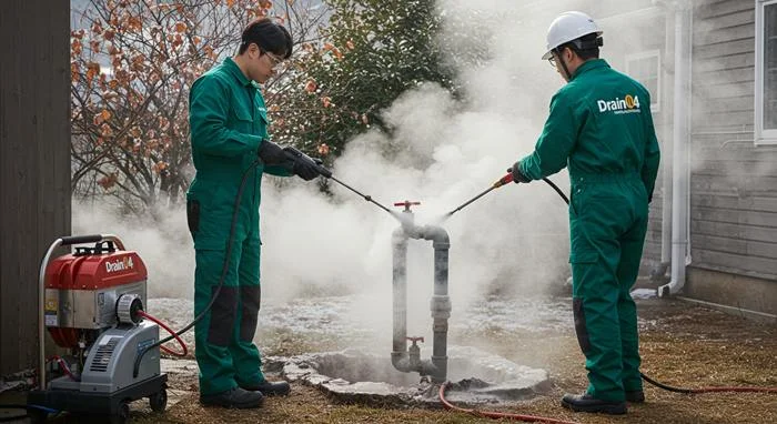 안현동 수도관 동파 하수구 수도관 해빙의 달인