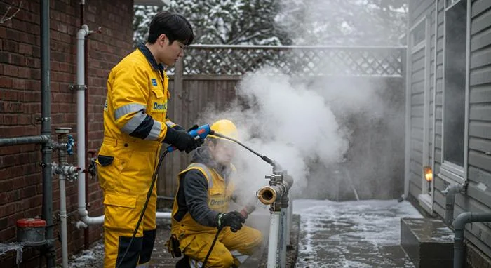 안현동 수도관 동파 하수구 수도관 해빙의 달인