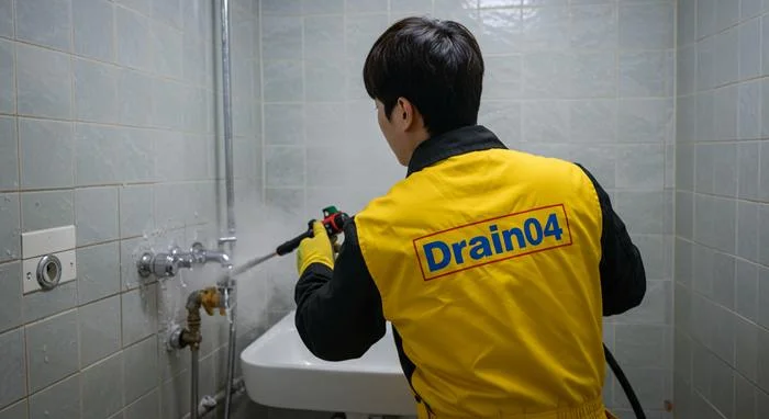 신천동 수도관 동파 하수구 녹여서 깔끔하게 복구