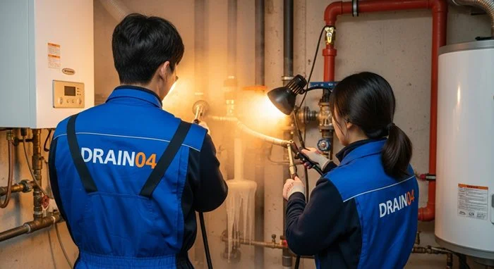 장현동 해빙 하수도 배관 업체 꽁꽁 언 배관 시원하게 녹여