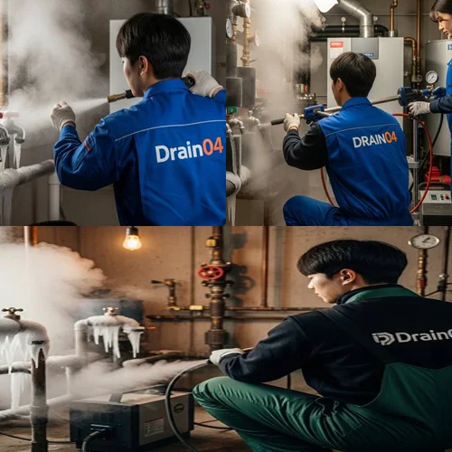 군자동 언 수도 녹임 해빙 업체 하수구 얼었을 때 긴급 출동