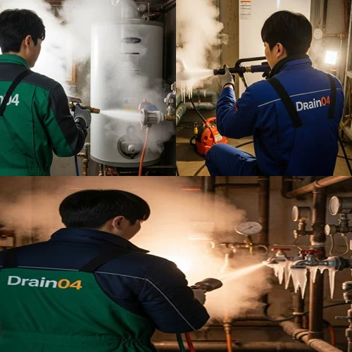 하수구 얼음 해빙 대응책 모색