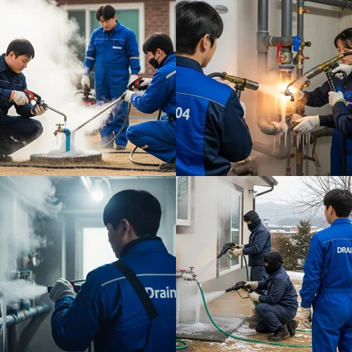 조남동 언 수도 녹임 해빙 업체 녹여서 새것처럼 깔끔하게