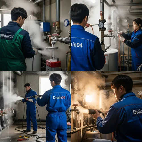 계수동 언 수도 녹임 해빙 업체 겨울철 하수구 지킴이