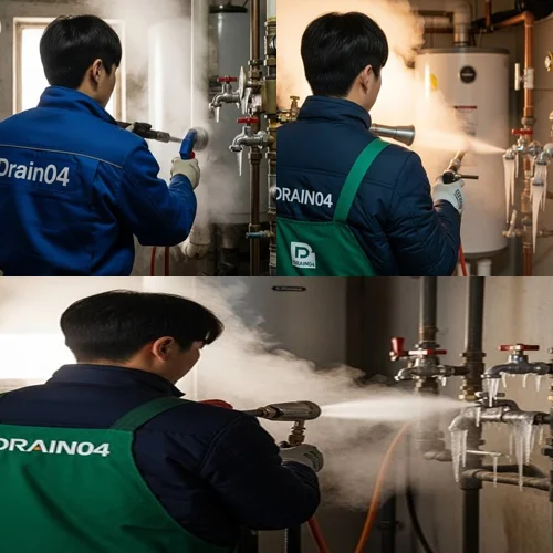 능곡동 수도 동파 녹임 해빙 꽁꽁 언 배관 문제 해결사