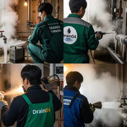 하중동 수도 동파 녹임 해빙 하수구 해빙 전문가가 왔어요