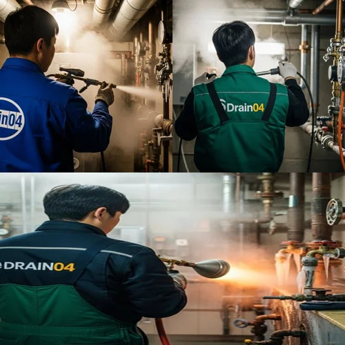 죽율동 수도관 동파 하수구 꽁꽁 언 곳 시원하게 녹여