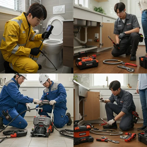 시흥시 고압세척 하수구 막힘의 끝판왕이 해결