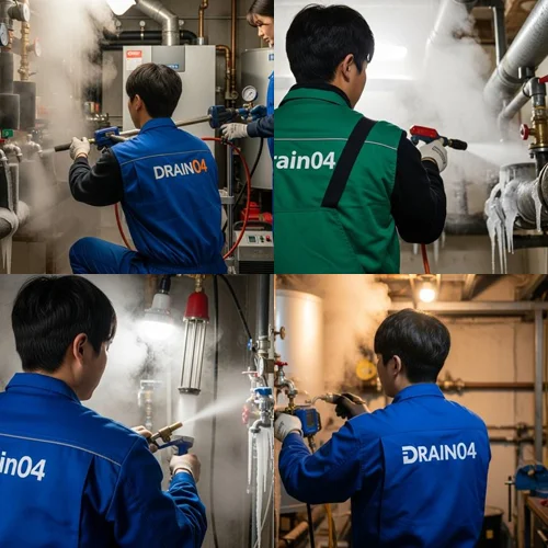 죽율동 수도관 동파 하수구 꽁꽁 언 곳 시원하게 녹여