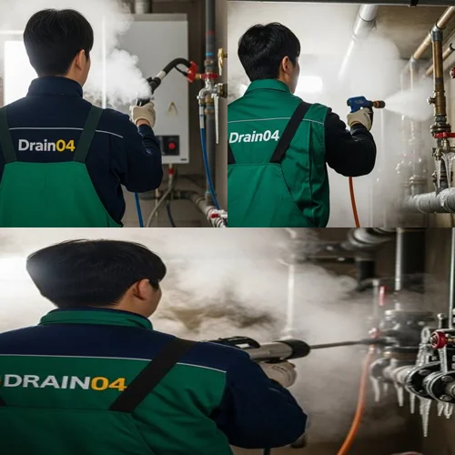 장곡동 언 수도 녹임 해빙 업체 하수구 동파 문제 해결사