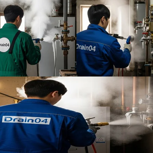 장곡동 언 수도 녹임 해빙 업체 하수구 동파 문제 해결사