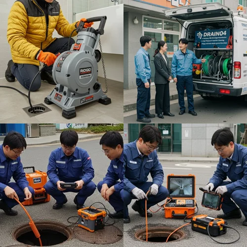 시흥시 고압세척 하수구 막힘의 끝판왕이 해결