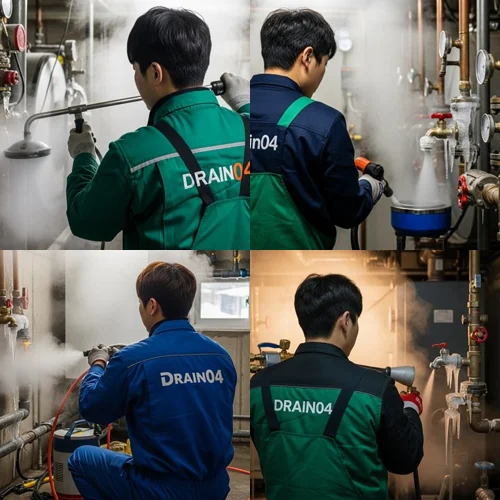 산현동 수도 동파 녹임 해빙 빠르게 녹여서 복구 완료