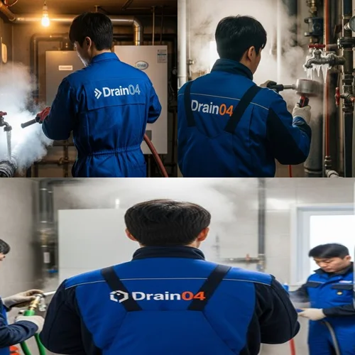 거모동 언 수도 녹임 해빙 업체 하수구 막힘까지 시원하게