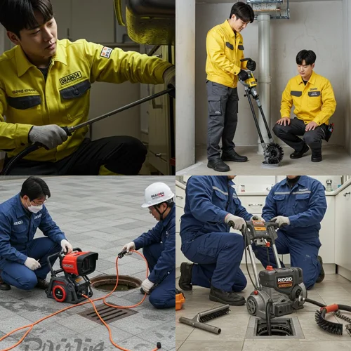 시흥시 고압세척 하수구 막힘의 끝판왕이 해결
