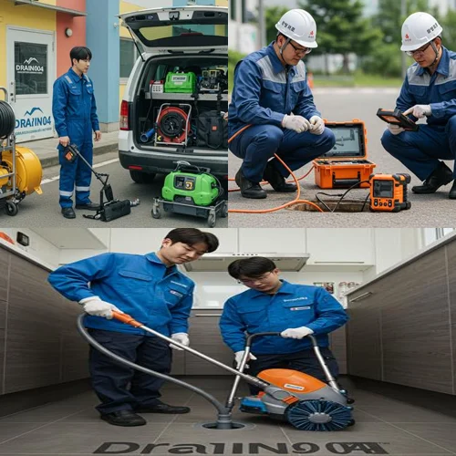 시흥 4시 출동 물왕동 하수구막힘 업체