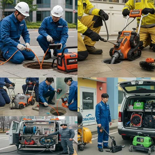 시흥 4시 출동 물왕동 하수구막힘 업체