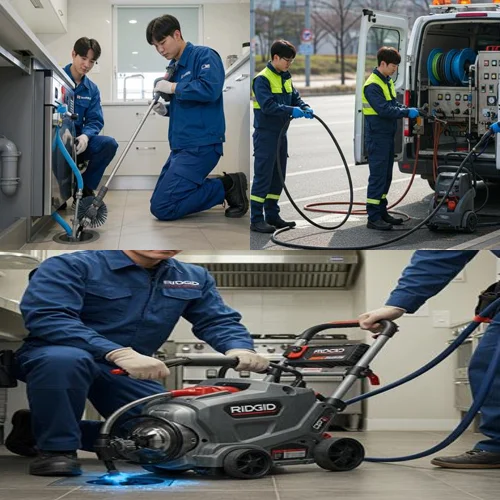 시흥 목감동 하수구막힘 업체, 물왕저수지 근처 식당