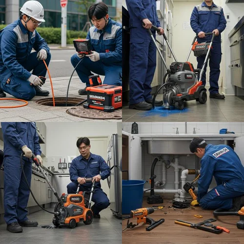 시흥 목감동 하수구막힘 업체, 물왕저수지 근처 식당