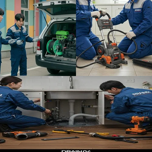 시흥 싱크대막힘 역류, 정왕동 배곧에서도 부르시네요