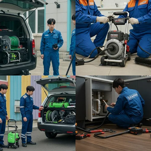 시흥 화정동 하수구막힘 업체, 능곡/장현 작업