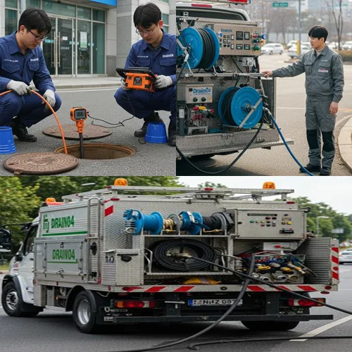 시흥 화정동 하수구막힘 업체, 능곡/장현 작업