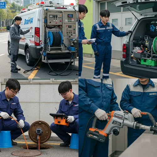 시흥 하수구막힘 0년 경력 전문가... 역시 다르네요