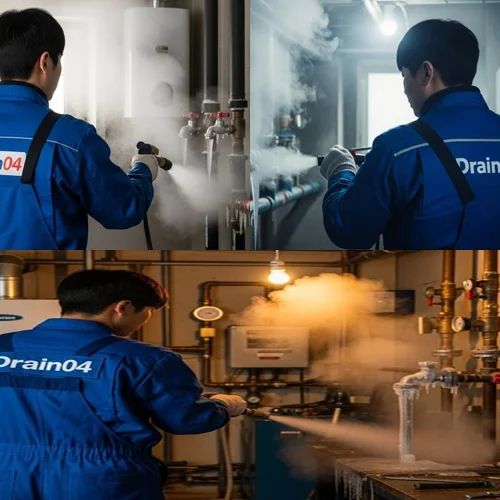 시흥 언 수도 녹임 해빙 업체 꽁꽁 언 하수도 완벽 복구