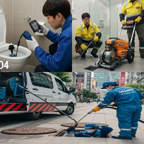 오래된 주택 막힘 문제 해결 논곡동 하수구 뚫음 하수도 리얼 후기