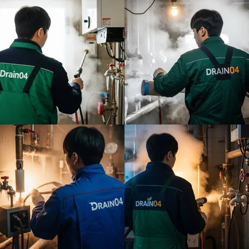 시흥 언 수도 녹임 해빙 업체 꽁꽁 언 하수도 완벽 복구