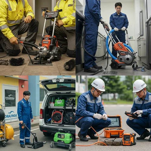 은행동 하수구 뚫음 하수도, 은계지구 상가 기름때 제거 완료!