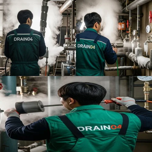 시흥 언 수도 녹임 해빙 업체 꽁꽁 언 하수도 완벽 복구