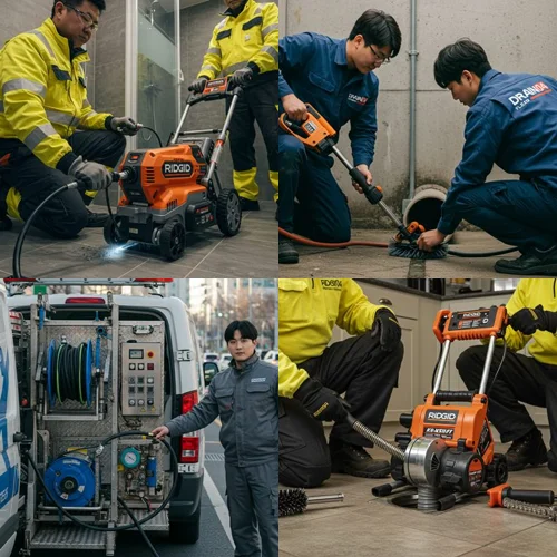 금이동 하수구 뚫음 하수도, 전원주택 배관 막힘의 주범을 찾았습니다!